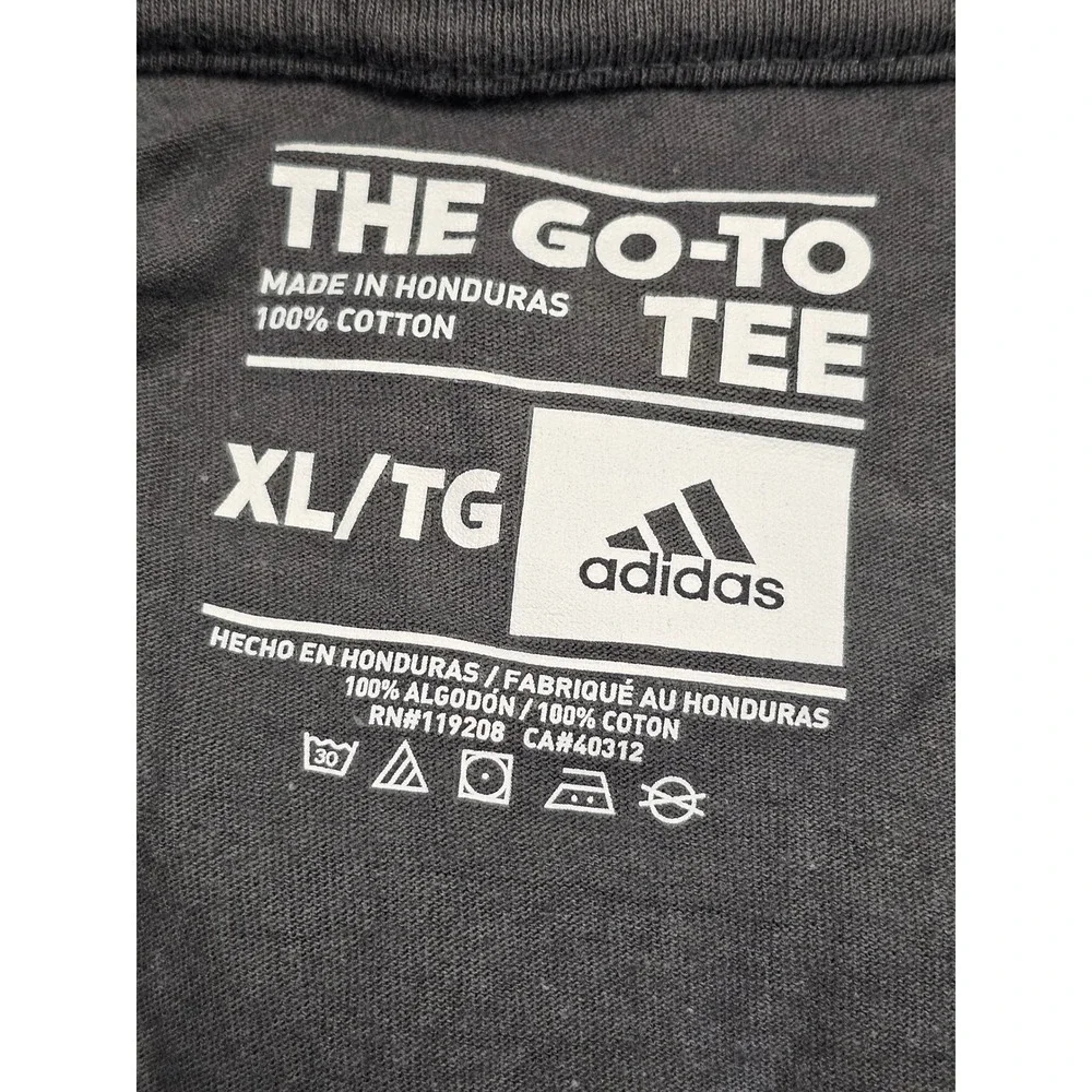 Adidas Vegas Golden Knights Shirt Mens XL Gray Long Sleeve NHL Hockey Tee Storm